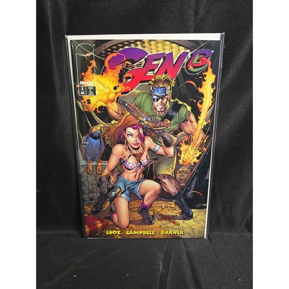 Gen13 #4 Image Comics 1995 J. Scott Campbell Modern Age US Comics Issue 4